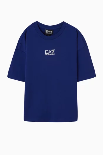 تي شيرت بشعار الماركة قطن