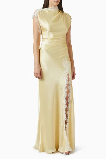 Martha Lace-trim Dress