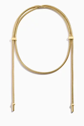 Laina Necklace in 12kt Gold-plated Brass