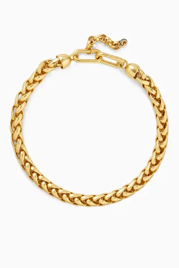Varick Necklace in 12kt Gold-plated Brass