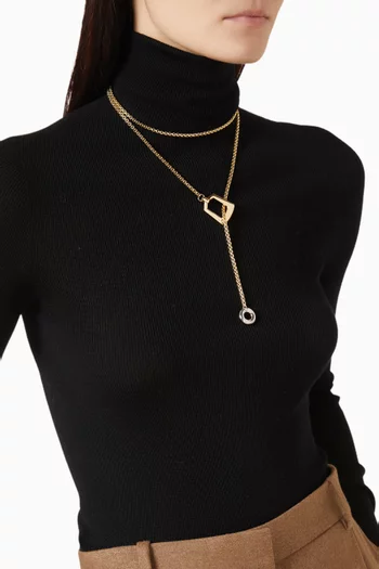 Tina Necklace in 12kt Gold-plated Brass