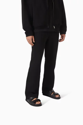 Initial Sandals in Leather