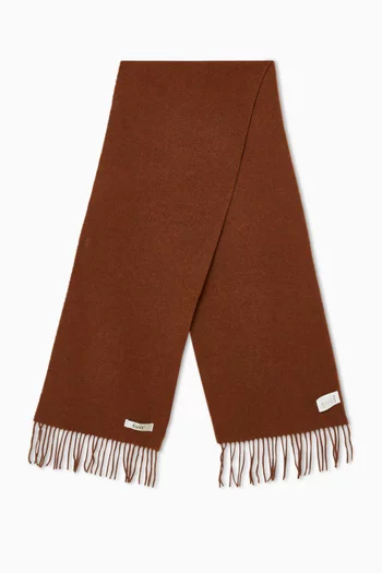 Fringe Scarf in Wool