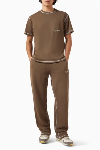 Wordmark Reverse Stitched T-shirt in Cotton