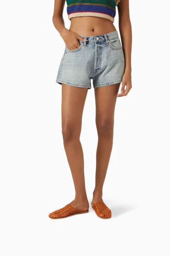 Jacey Flat Slides in Rubber