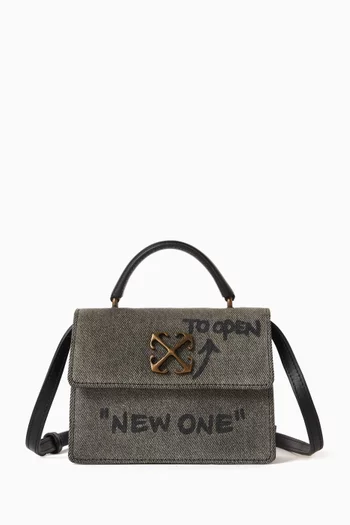 حقيبة بيبي جيتني بطبعة عبارة دينم