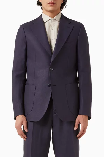 Slim-fit Blazer in Linen