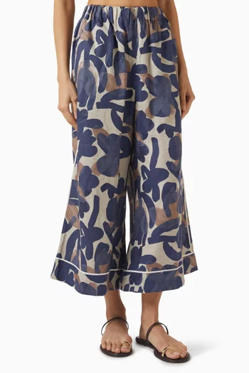 بنطال ريبيكا بقصة ساق واسعة