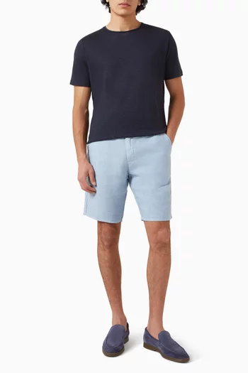 Knitted Polo T-shirt in Cotton