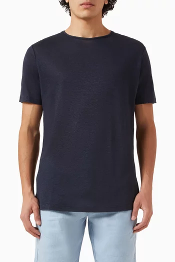 Knitted Polo T-shirt in Cotton