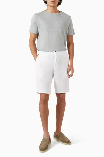 Elba Polo T-shirt in Linen-jersey