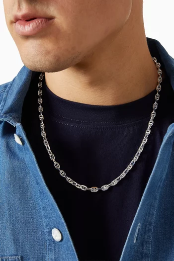 قلادة مارينا بسلسلة فضة إسترلينية