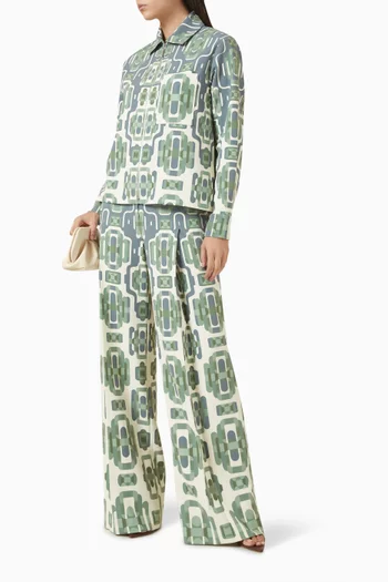 بنطال ساليرنو بنقشة