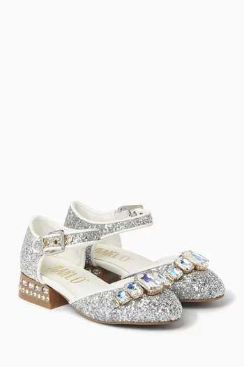 صندل سابرينا مزين بغليتر