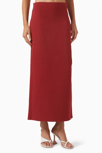 Pencil Skirt in Crepe-knit