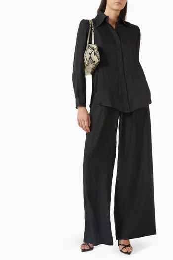 Long-sleeve Shirt in Silk
