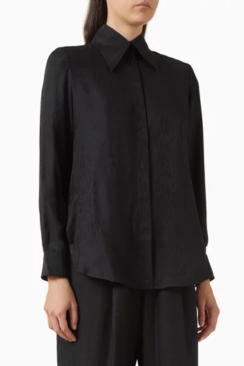 Long-sleeve Shirt in Silk