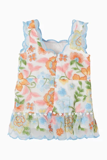 Bianca Embroidered Mini Dress