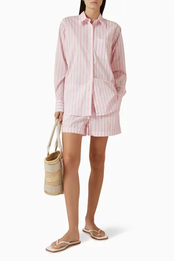 Cabana Striped Shirt in Poplin