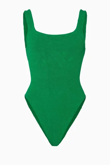 لباس سباحة قطعة واحدة بفتحة رقبة مربعة قماش أوريجينال كرينكل