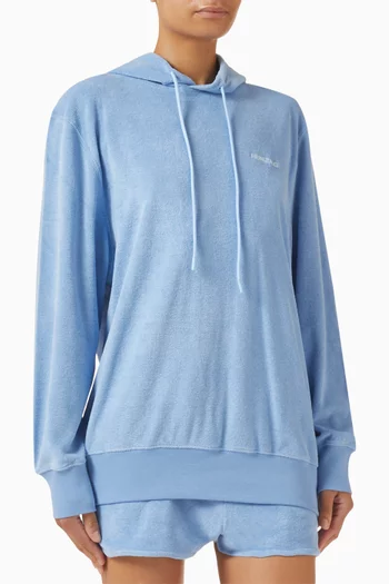 كنزة بغطاء رأس تيري فائق الامتصاص