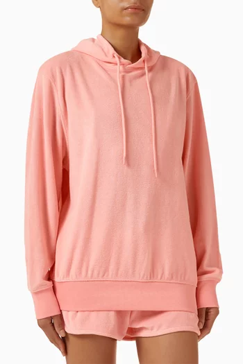 كنزة بغطاء رأس تيري فائق الامتصاص