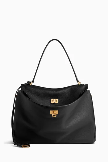 Medium Rodeo Handbag in Grained Calfskin