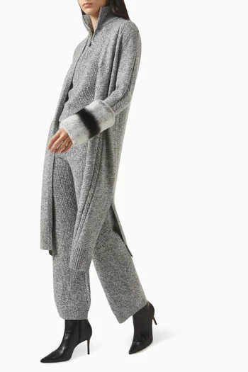 كارديغان طويل بأساور