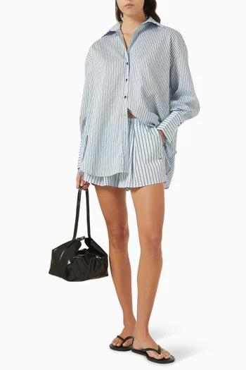 قميص سابل مزيج حرير