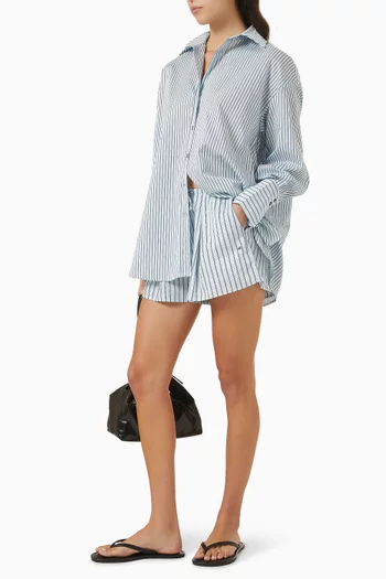 Sable Shorts in Silk-blend