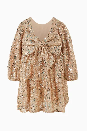 Lila Sequin-embellished Dress