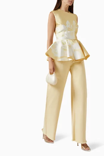 بنطال جينز دريل بقصة بويفريند دينم