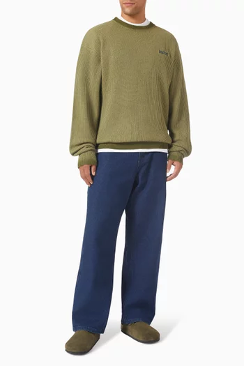 Logo Sweater in Knit