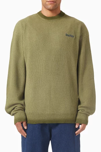 Logo Sweater in Knit