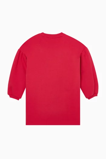 Sequin-embellished Dress in Cotton