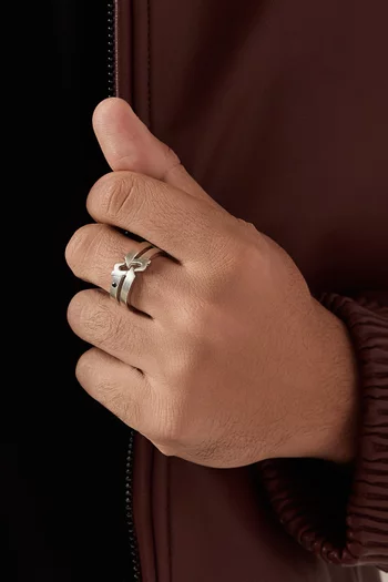 Arabic Letter "Alef" Ring in Sterling Silver