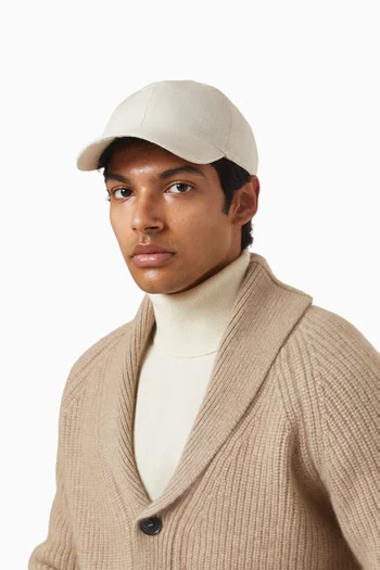 Baseball Cap in Linen
