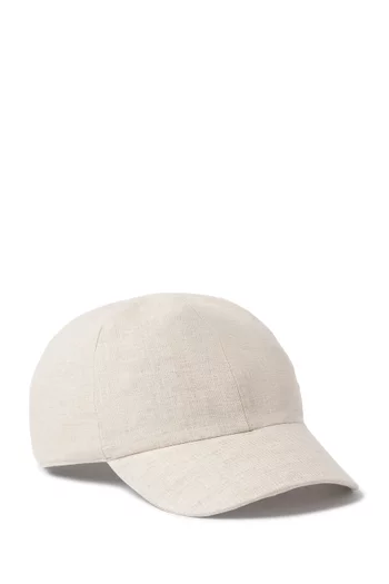 Baseball Cap in Linen