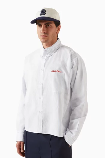 Monogram Cap in Wool Blend