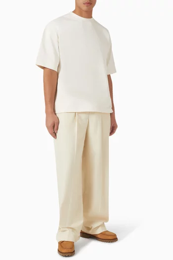 تي شيرت بياقة عالية قطن