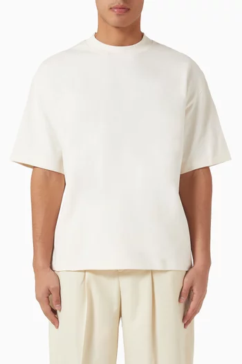 تي شيرت بياقة عالية قطن