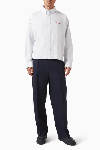 Everyday Pleated Pants in Twill