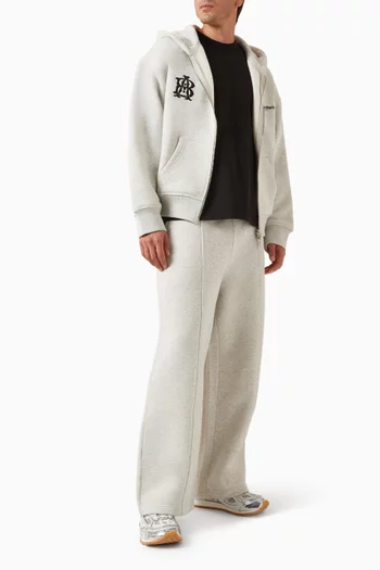 Monogram Mock Neck T-shirt in Cotton-jersey