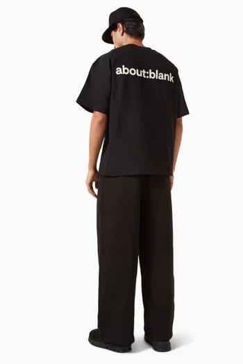 Reverse T-shirt in Cotton-jersey