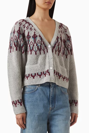 كارديغان مطرز بالترتر