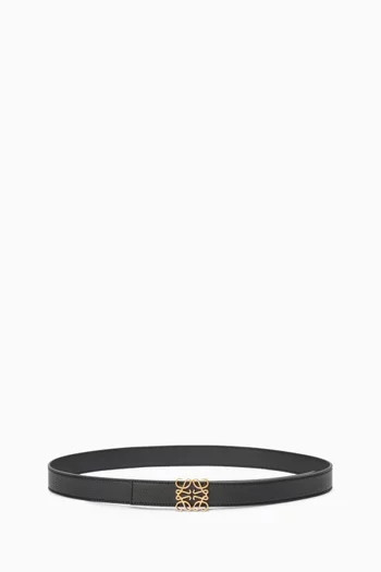 Reversible Anagram Belt in Leather