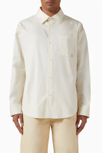 Shirt in Cotton Poplin