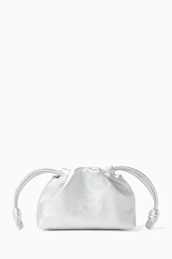 حقيبة فلامنكو ميني جلد لامع