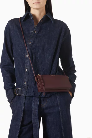 حقيبة جويا جلد عجل نابا