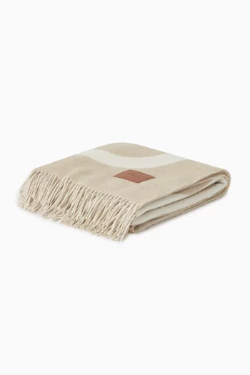 Anagram Blanket in Wool & Cashmere